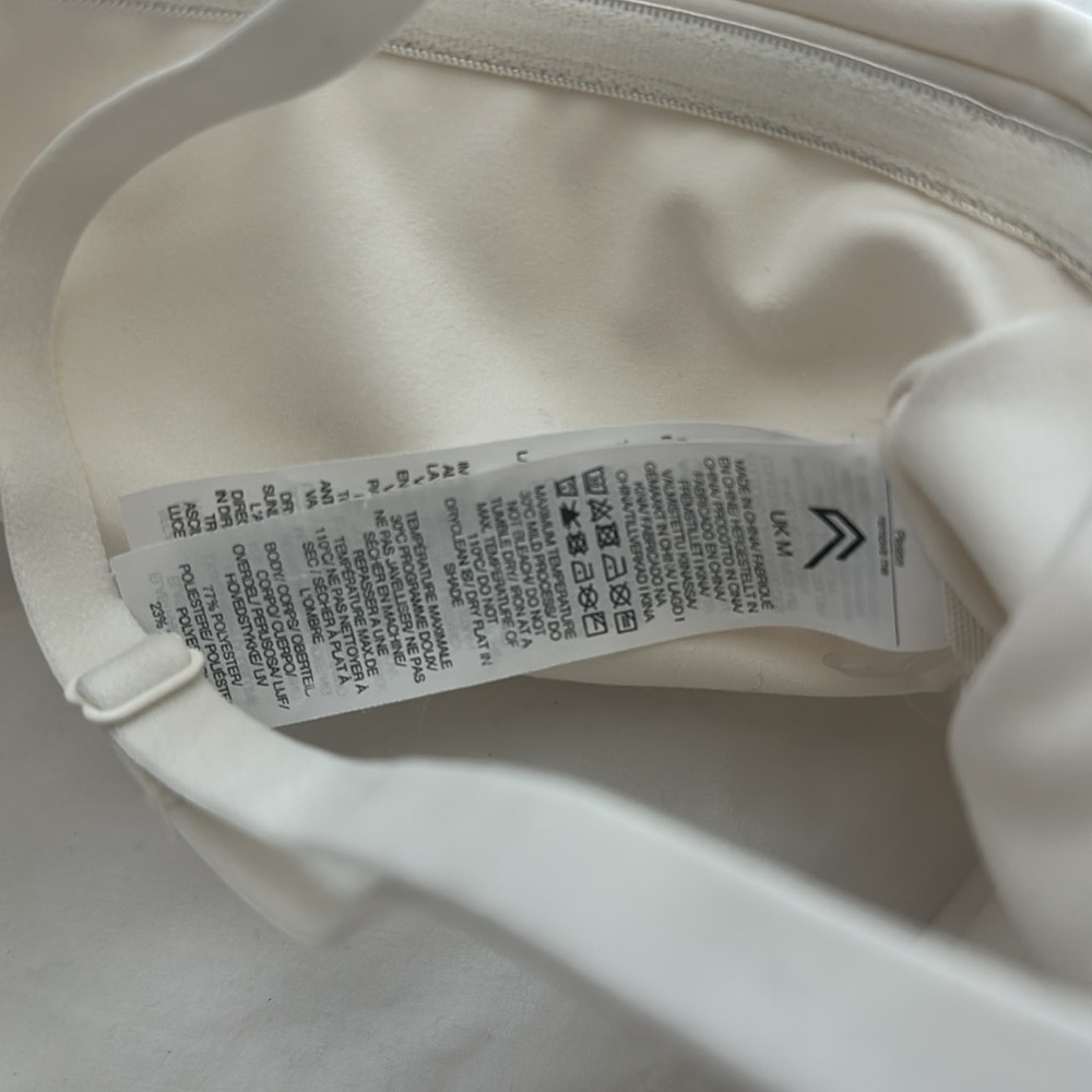 Oner Active Cream Bandeau Bralette with Adjustable Straps - Picture 5 of 5